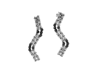 Rhodium Plated | Chandelier Earrings